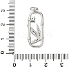 Brass Micro Pave Cubic Zirconia Pendants KK-A273-28P-3