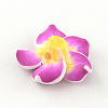 Handmade Polymer Clay 3D Flower Plumeria Beads LS-X-CLAY-Q192-30mm-07-2