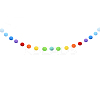 Felt Ball Garlands LS-AJEW-CJC0001-41B-4