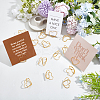 32Pcs Mini Iron Place Card Holders ODIS-SP0001-08G-4
