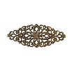 Tibetan Style Iron Filigree Joiners Links LS-IFIN-WH0011-37AB-1