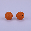 Round Silicone Focal Beads SI-JX0046A-73-2