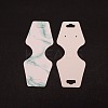 Jewelry Display Marble Texture Paper Cards CDIS-WH0024-04A-1