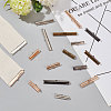 72Pcs 12 Style Iron Ribbon Ends IFIN-PH0001-87-5