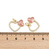 Brass Micro Pave Cubic Zirconia Pendants KK-B150-03G-03-3
