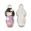 Alloy Enamel Pendants X-FIND-C037-17P-2
