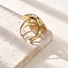 304 Stainless Steel Open Cuff Finger Rings for Women STAS-Z112-13G-3