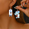 Acrylic Dangle Earrings FS-WG2F752-08-1