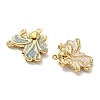 304 Stainless Steel Enamel Pendants STAS-G362-08G-2