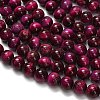Natural Tiger Eye Beads Strands LS-G-F591-18-10mm-02-4
