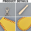 Baseball Theme DIY Luggage Tag Making Kits DIY-CL0002-24B-5