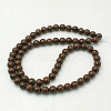 Natural Mashan Jade Round Beads Strands X-G-D263-4mm-XS14-2