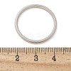 304 Stainless Steel Plain Band Rings STAS-I160-E03-P-5
