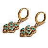 Alloy Enamel Hoop Earrings PW-WG6BD46-02-1