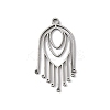201 Stainless Steel Filigree Pendants LS-STAS-K298-05P-1