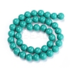 Dyed Natural Mashan Jade Beads Strands DJDA-E266-10mm-01-2