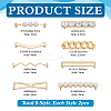 8 Styles Alloy Shoe Lace Decoration FIND-WR0012-34-2