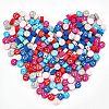 6 Strands 6 Colors Handmade Polymer Clay Bead Strands CLAY-NB0001-71-4