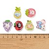 Animal Theme Opaque & Transparent Resin Cabochons RE-CBA93EE-06-3