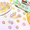 40Pcs 5 Colors Fruit Transparent Resin Cabochons CRES-CJ0001-85-5