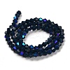 Opaque Solid Color Imitation Jade Glass Beads Strands X-EGLA-A039-P4mm-L09-2