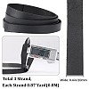 3Pcs Flat Leather Jewelry Cord WL-GF0001-16C-02-2
