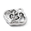 Brass Micro Pave Cubic Zirconia Pendants KK-H511-01P-02-2