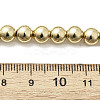 Electroplated Synthetic Magnetic Hematite Beads Strands G-L613-F01-01A-4