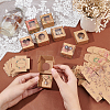   48Pcs 6 Style Square Foldable Creative Kraft Paper Gift Boxes CON-PH0002-67-5