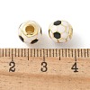 Brass Enamel Beads KK-P294-37G-01-2