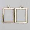 DIY Handmade Geometric Wood Chips Woode Pendants WOOD-WH0134-02A-02-1