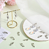 40Pcs Brass Clip-on Earring Converters Findings KK-SC0004-70P-4