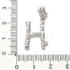 Rack Plating Brass Micro Pave Cubic Zirconia European Dangle Charms KK-L210-015P-H-3