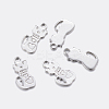 Non-Tarnish 304 Stainless Steel Kitten Charms STAS-F159-50P-1