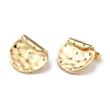 Slice 304 Stainless Steel Crystal Rhinestone Stud Earrings for Women EJEW-L283-004G-1