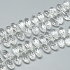 Glass Beads Strands EGLA-S142-10x21mm-10-1