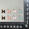 40Pcs 4 Colors Alloy Charms ENAM-CJ0001-83-8