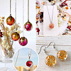 14Pcs 7 Colors Transparent Glass Pendants GLAA-CD0001-06-5