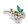 Christmas Deer with Money Bag Rack Plating Alloy Enamel Pendants FIND-I039-024B-P-2