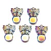 Alloy Pendants Cabochon Settings PALLOY-N163-034-NR-1