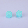 Hexagonal Silicone Focal Beads SI-JX0020A-82-1