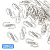 30Pcs Tibetan Style Alloy S-Hook Clasps TIBE-YW0001-96AS-1