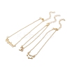 3Pcs Alloy Rhinestones Anklets LS-AJEW-S083-01G-02-2