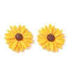 Opaque Flatback Resin Cabochons Accessories RESI-TAC0003-30B-04-1
