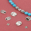 80Pcs 4 Styles Tibetan Style Alloy Beads TIBEB-LP0001-77-3