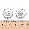 304 Stainless Steel Rhinestone Pendants STAS-N109-254P-3