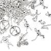 40Pcs 10 Style Tibetan Style Alloy Sport Pendants TIBEP-FP0001-11-1