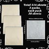114Pcs Square Cotton Flower Bouquet Wrapping Paper Decoration AJEW-SP0004-30E-2