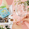 Alloy Enamel Pendants Wine Glass Charms AJEW-SC0002-01-3