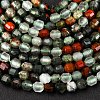Natural African Bloodstone Beads Strands G-A260-A38-01-2